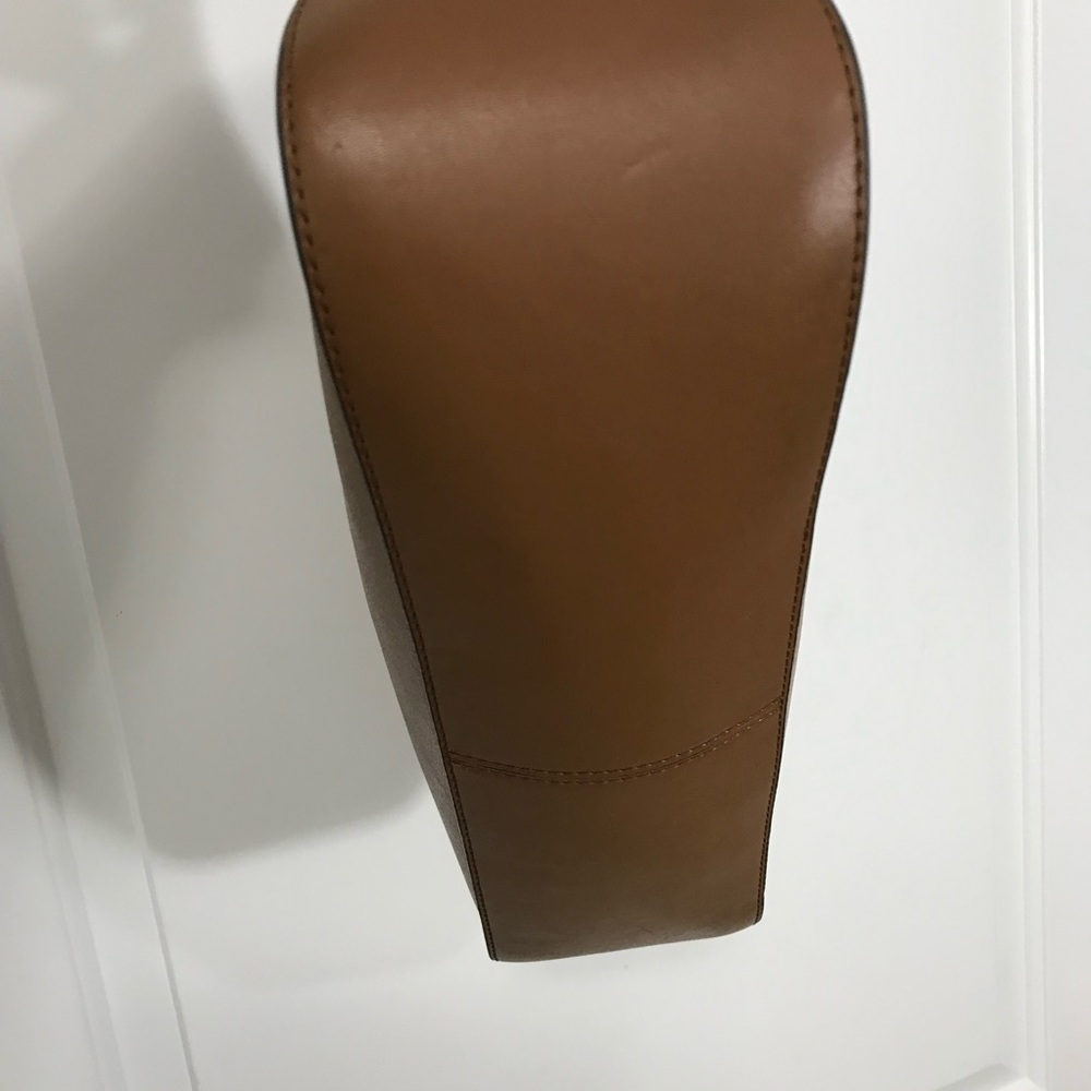 Michael Kors Wilma Large Saddle Brown Leather Shoulder Bag NWT - Picture 5 of 12